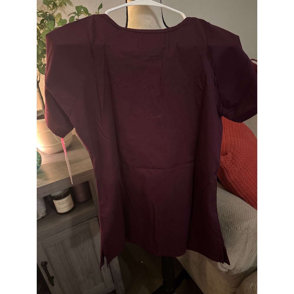 Koi NWT small purple scrub top - Picture 2 of 3